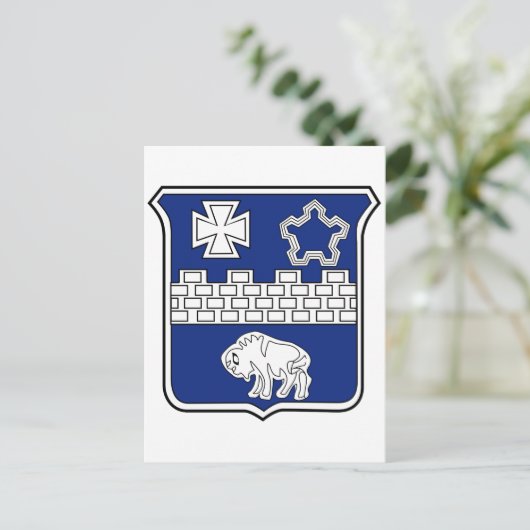 Carte Postale Patch militaire du 17e régiment d'infanterie (Debout devant)