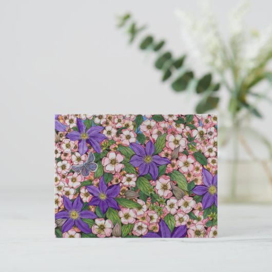 Carte Postale Patch violet 2011 (Debout devant)