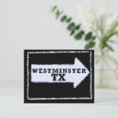 Carte Postale Patch Westminster (Texas) (Debout devant)