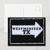 Carte Postale Patch Westminster (Texas) (Devant / Derrière)