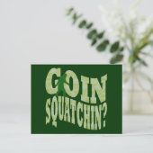 Carte Postale Patchine ? texte & camo vert (Debout devant)