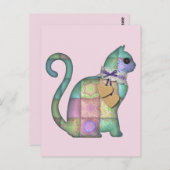 carte postale patchwork (Devant / Derrière)