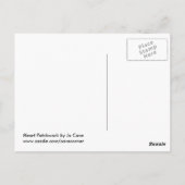 carte postale patchwork cardiaque (Dos)