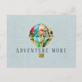 Carte Postale Patchwork Hot Air Balloon (Devant)