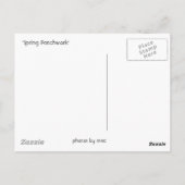 Carte postale Patchwork Spring (Dos)