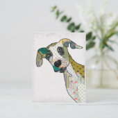 Carte Postale Patchworkhund (Debout devant)