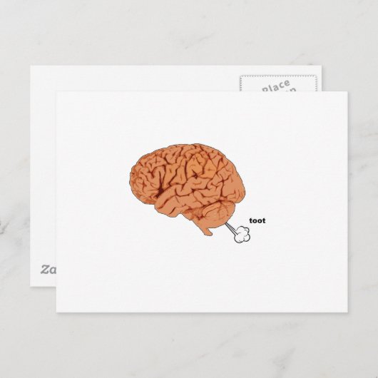 Carte Postale Pâte cérébrale (Devant / Derrière)