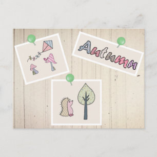 Carte Postale Pâté d'automne