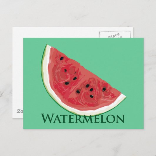 Carte Postale Pâte de pastèque (Devant / Derrière)