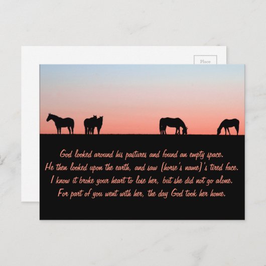 Carte Postale Pâte vide (Devant / Derrière)