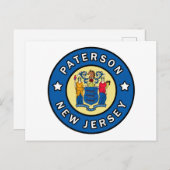 Carte Postale Paterson New Jersey (Devant / Derrière)