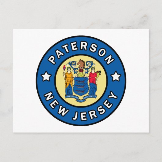 Carte Postale Paterson New Jersey (Devant)