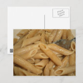 Carte Postale Pâtes au fromage (Devant / Derrière)