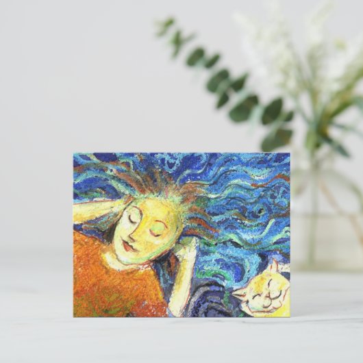 Carte Postale Pâtes d'eau (Debout devant)