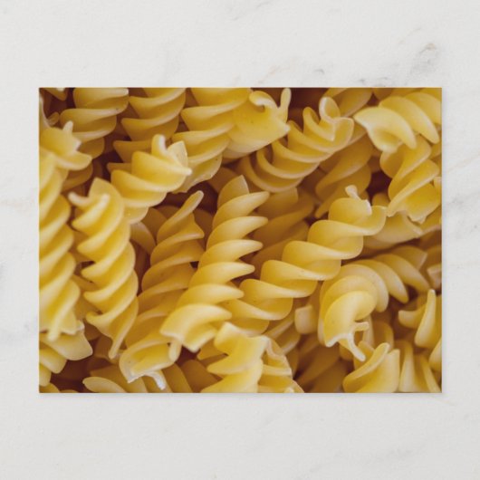 Carte Postale Pâtes Fusilli Nouilles (Devant)