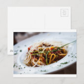 Carte Postale Pâtes italiennes (Devant / Derrière)