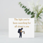 Carte Postale Path To Mindfulness And Success Collection  (Debout devant)