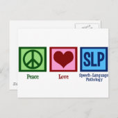 Carte Postale Pathologie du langage vocal (Devant / Derrière)