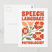 Carte Postale Pathologiste du langage vocal (Devant / Derrière)