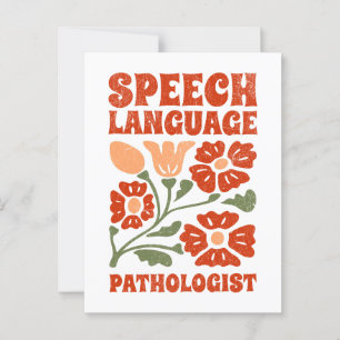 Carte Postale Pathologiste du langage vocal