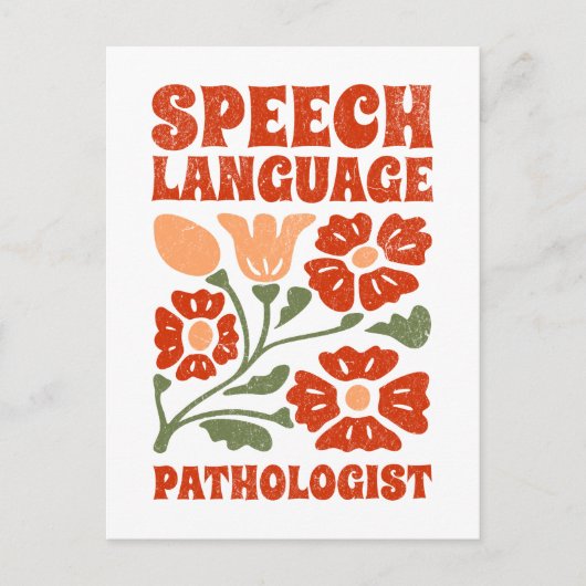 Carte Postale Pathologiste du langage vocal (Devant)