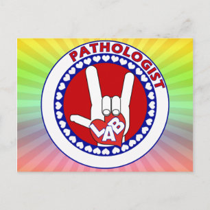 CARTE POSTALE PATHOLOGUE RND LOGO ASL LOGO
