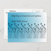 Carte Postale Patience (Devant / Derrière)