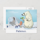 Carte postale "Patience" (Devant / Derrière)