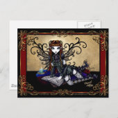 Carte postale "Patience" gothique Fairytale (Devant / Derrière)