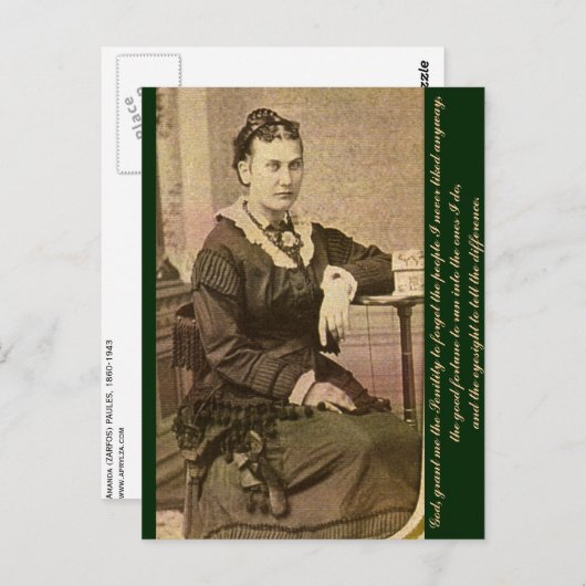 Carte Postale Patience & Sérénité (Devant / Derrière)