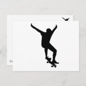 Carte Postale Patinage (Devant / Derrière)