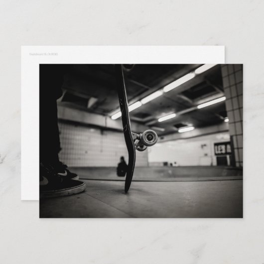 Carte Postale Patinage (Devant / Derrière)