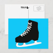 Carte Postale patinage (Devant / Derrière)
