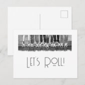 Carte postale Patinage à rouleaux (Devant / Derrière)