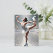 Carte Postale Patinage artistique féminin (Debout devant)