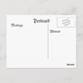 Carte Postale Patinage en couple victorien (Dos)