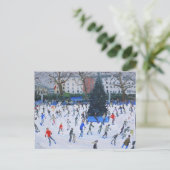 Carte Postale Patinage Musée d'histoire naturelle 2012 (Debout devant)