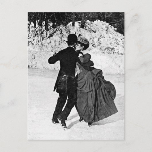 Carte Postale Patinage sur glace (Devant)
