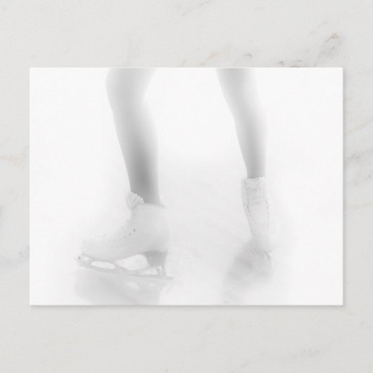 Carte Postale Patinage sur glace (Devant)