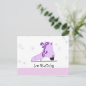 Carte Postale Patinage sur glace (Debout devant)