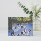 Carte Postale Patinage sur glace Musée d'histoire naturelle 2014 (Debout devant)