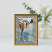 Carte Postale Patinage sur le lac (Debout devant)