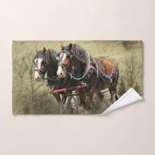Carte postale Patiné vintage Clydesdale
