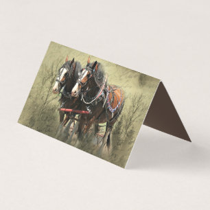 Carte postale Patiné vintage Clydesdale