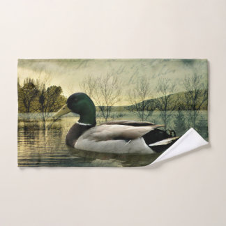 Carte postale Patinée vintage Mallard Duck