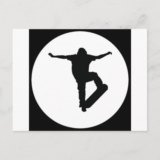 Carte Postale "Patineur" (Devant)