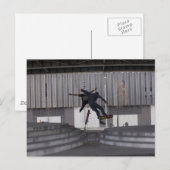 Carte Postale Patineur (Devant / Derrière)