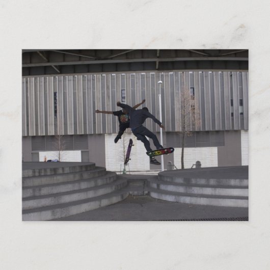 Carte Postale Patineur (Devant)