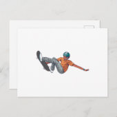 Carte Postale Patineur (Devant / Derrière)