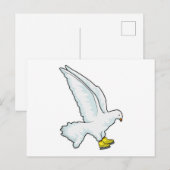 Carte Postale Patineur sur glace Patins à glace (Devant / Derrière)